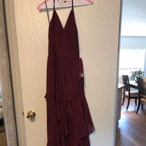 Vera wang bridesmaid dress from David’s bridal